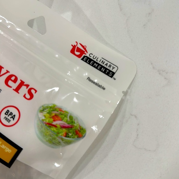 NWT Culinary Elements Bowl Covers Bundle of 2 - Picture 4 of 5